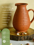 Sowpeace Earthy Elegance: Handcrafted Jug for Every Sip & Stash - Utensils - Sowpeace - Sowpeace Earthy Elegance: Handcrafted Jug for Every Sip & Stash - Terr - Uten - Terr - TJUB - Sowpeace