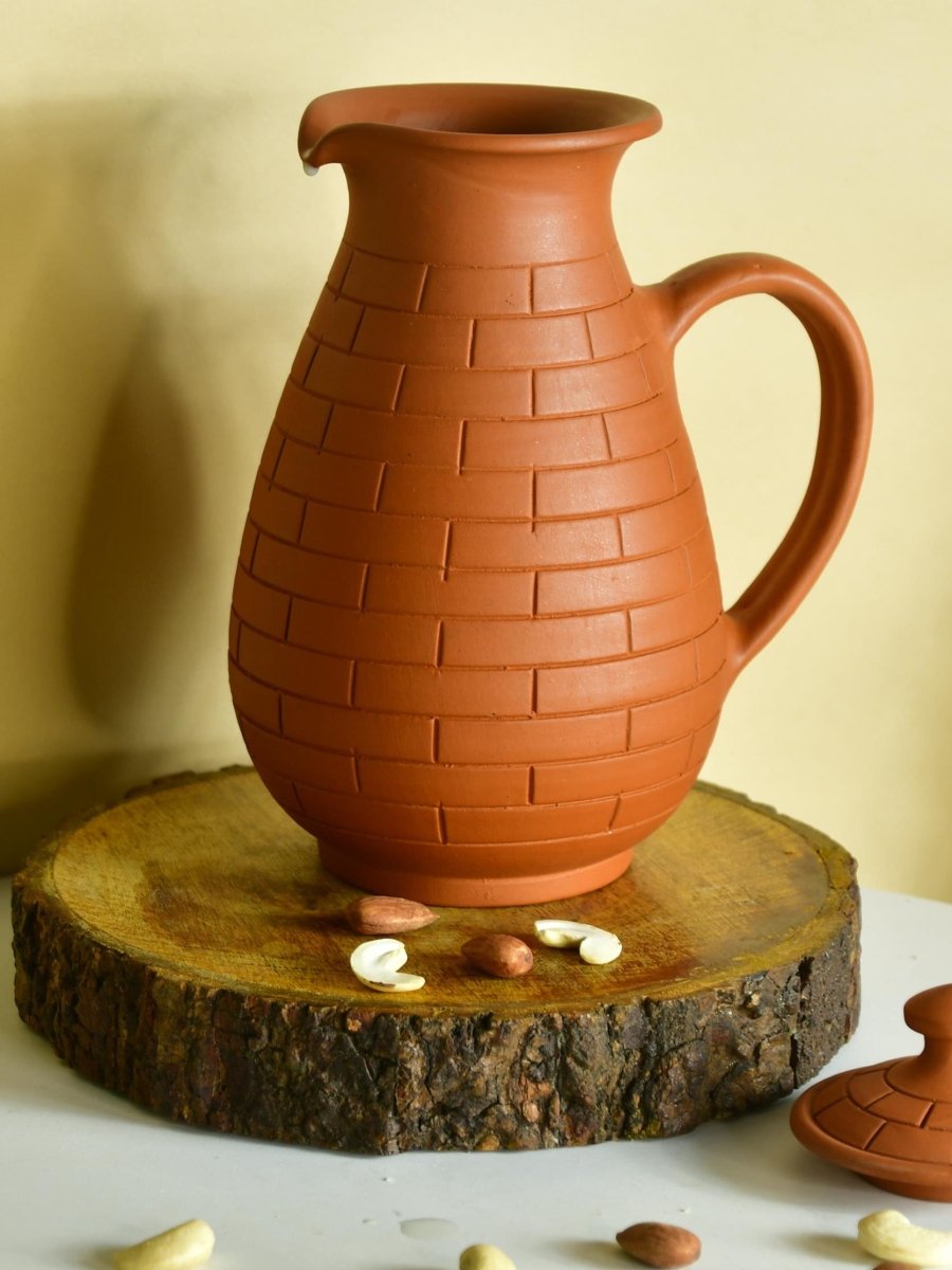 Sowpeace Earthy Elegance: Handcrafted Jug for Every Sip & Stash - Utensils - Sowpeace - Sowpeace Earthy Elegance: Handcrafted Jug for Every Sip & Stash - Terr - Uten - Terr - TJUB - Sowpeace