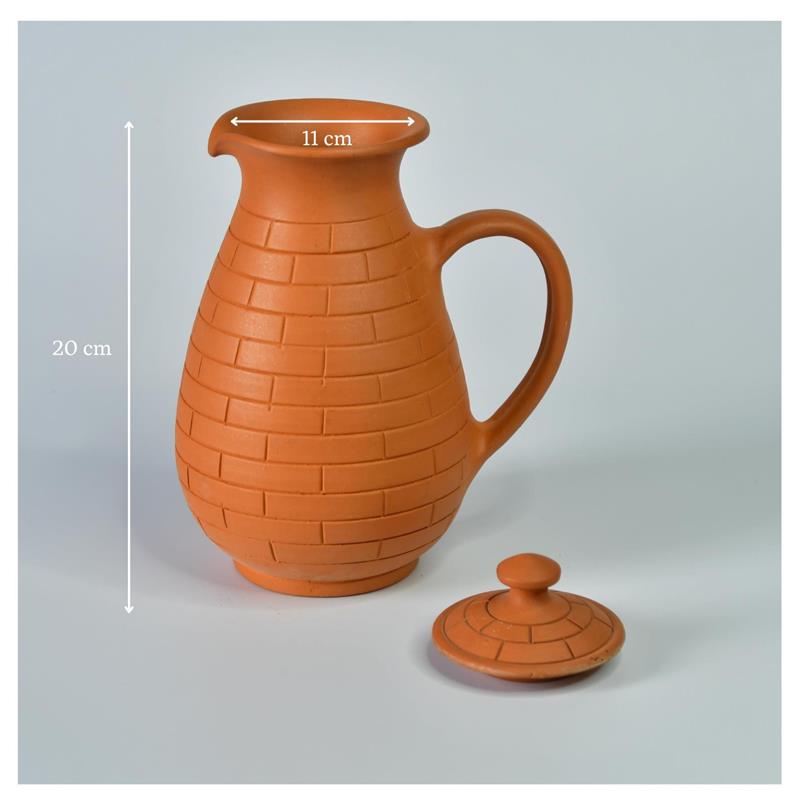 Sowpeace Earthy Elegance: Handcrafted Jug for Every Sip & Stash - Utensils - Sowpeace - New Arrivals - Terracotta Jug