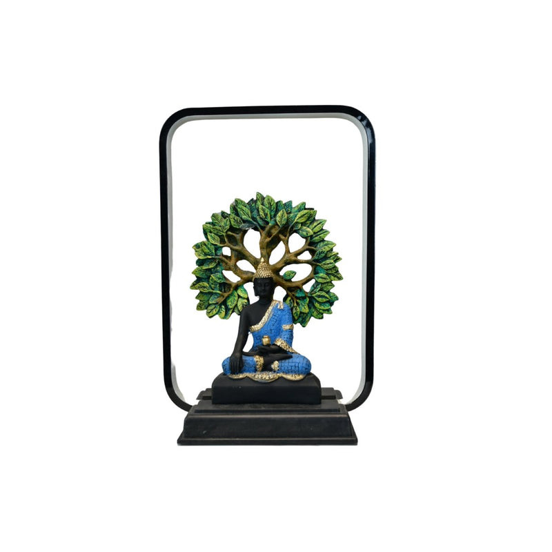 Sowpeace Enlightened Bodhi Glow Figurine | Elegant White Resin Spiritual Sculpture for Peaceful Home Décor & Gifting – view 7