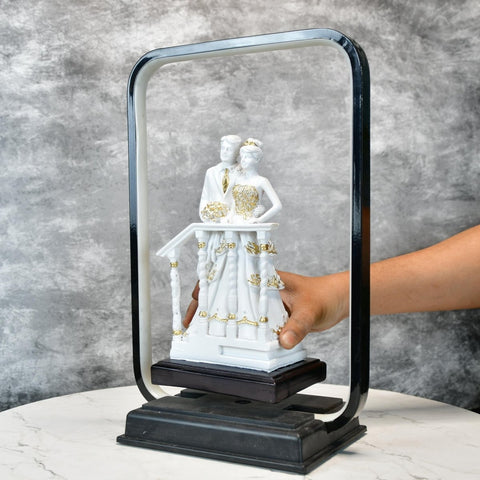 Vastu Principles for Sowpeace Eternal Bond Radiance Figurine | Elegant White Resin Decorative Sculpture for Home Décor & Gifting