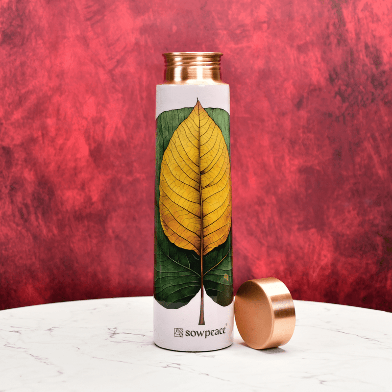 Sowpeace Ethereal Leaf Copper Bottle – view 3