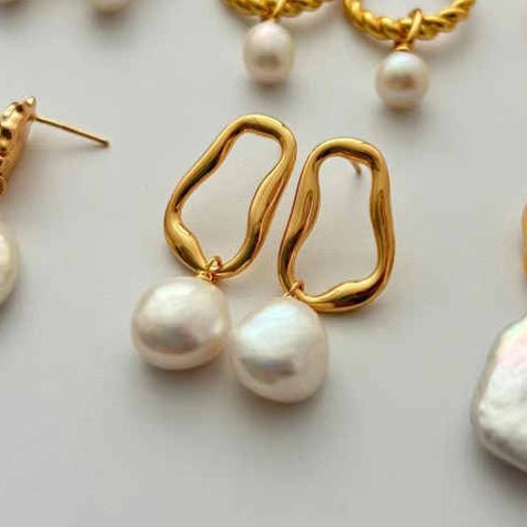 Sowpeace Ethereal Pearl Cascade Earrings