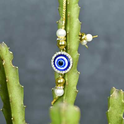 Sowpeace Evil Eye Luxe Bracelet | Stylish Stainless Steel One‑Size Adjustable Protective Jewelry for Women & Men