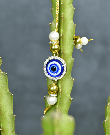 Sowpeace Evil Eye Luxe Bracelet | Stylish Stainless Steel One‑Size Adjustable Protective Jewelry for Women & Men