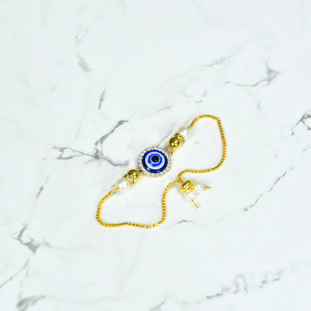 Sowpeace Evil Eye Luxe Bracelet | Stylish Stainless Steel One‑Size Adjustable Protective Jewelry for Women & Men - Sowpeace - 