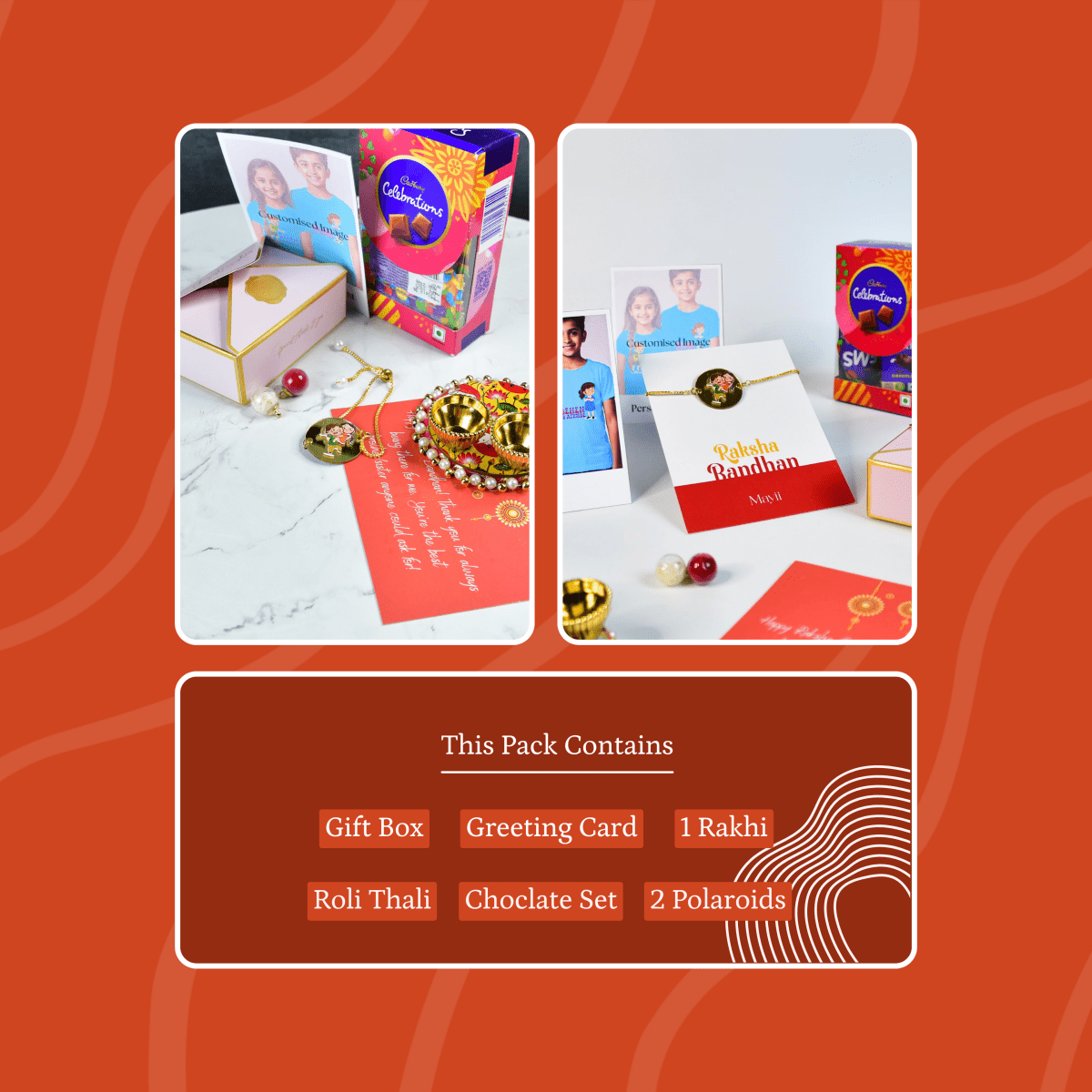 Sowpeace Exquisite Bhai Behen Rakhi Pack of 1 with Roli Chawal and Greeting card combo for Raksha Bandhan and Gifting - Sowpeace - 