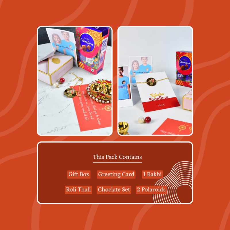 Sowpeace Exquisite Bhai Behen Rakhi Pack of 1 with Roli Chawal and Greeting card combo for Raksha Bandhan and Gifting – view 12