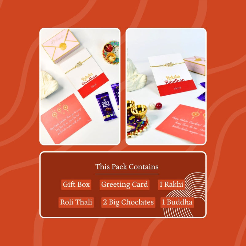 Sowpeace Exquisite BHAI Rakhi Pack of 1 with Roli Chawal and Greeting card combo for Raksha Bandhan and Gifting – view 10