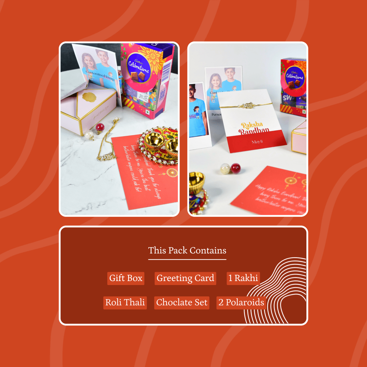 Sowpeace Exquisite BHAI Rakhi Pack of 1 with Roli Chawal and Greeting card combo for Raksha Bandhan and Gifting