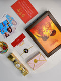 Sowpeace Exquisite Doraemon Rakhi Pack of 1 with Roli Chawal Thali, Chocolates, Photo Frame, Poloroids and Greeting card combo for Raksha Bandhan and Gifting - Rakhi - Sowpeace - Default Title - RAK - DORA - HND - P7 - Sowpeace