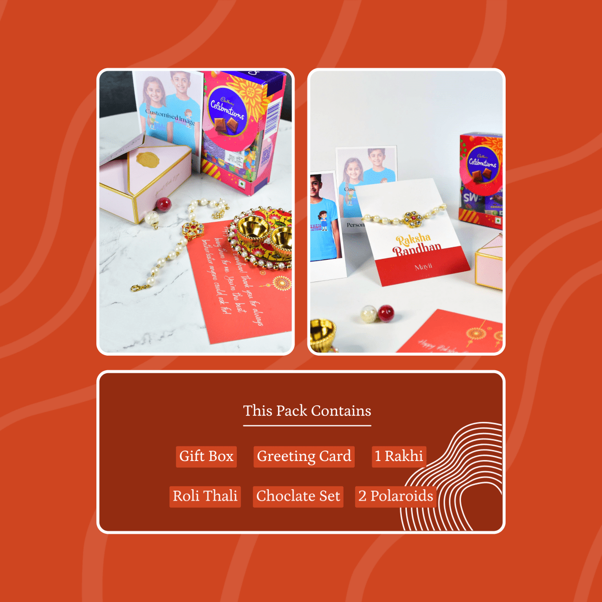 Sowpeace Exquisite Pearl Rakhi Pack of 1 with Roli Chawal and Greeting card combo for Raksha Bandhan and Gifting - Sowpeace - 