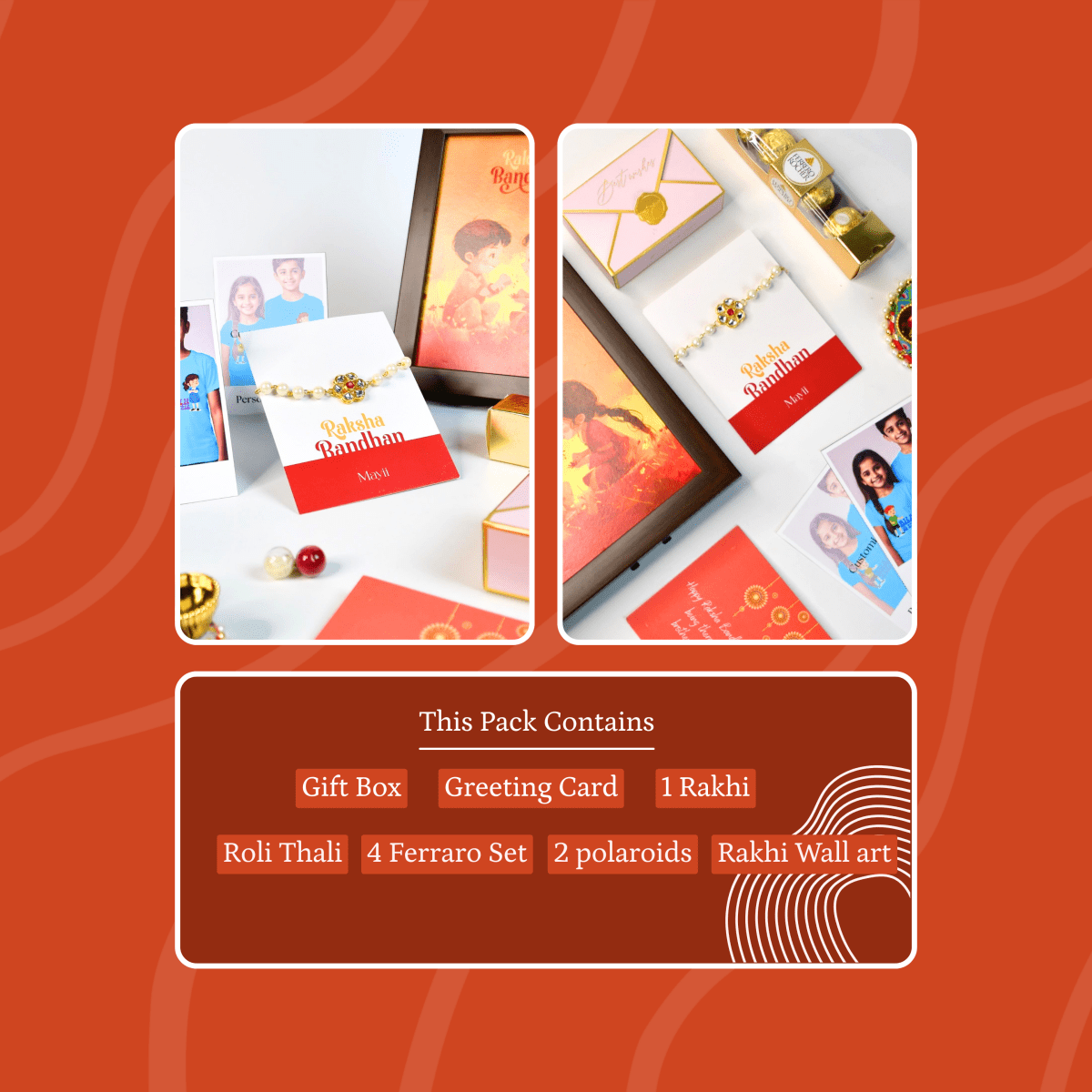 Sowpeace Exquisite Pearl Rakhi Pack of 1 with Roli Chawal and Greeting card combo for Raksha Bandhan and Gifting - Sowpeace - 
