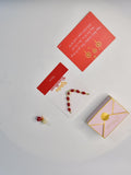 Sowpeace Exquisite Red Beads Rakhi Pack of 1 with Roli Chawal and Greeting card combo for Raksha Bandhan and Gifting - Rakhi - Sowpeace - Default Title - RAK - REDBD - HND - P1 - Sowpeace