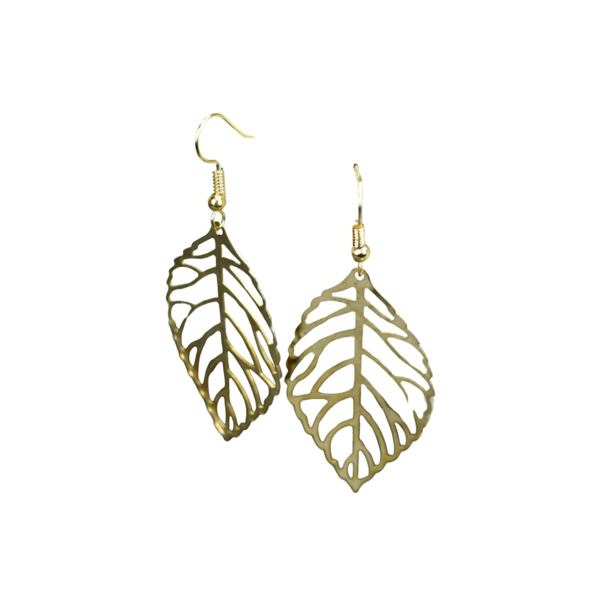 Sowpeace Floral Net Gold Stainless Steel Earrings | Elegant One‑Size Lightweight Jewelry for Women & Daily Wear - Sowpeace - 
