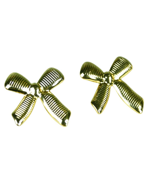 Sowpeace Floral Stripe Gold Stainless Steel Earrings | Stylish One‑Size Lightweight Jewelry for Women & Daily Wear — image 6