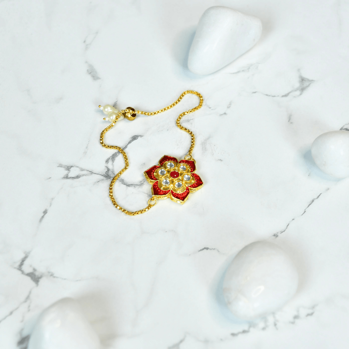 Sowpeace Forbidden Bloom Bracelet | Elegant Stainless Steel One‑Size Adjustable Floral Jewelry for Women & Men - Sowpeace - 