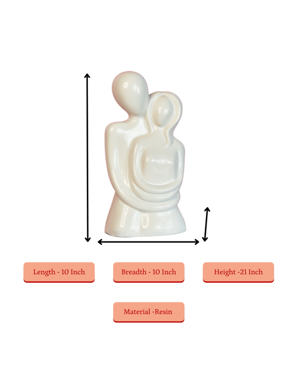Sowpeace Forever in Love Decorative Piece | Romantic Gold & Red Home Décor Gift for Couples — image 5