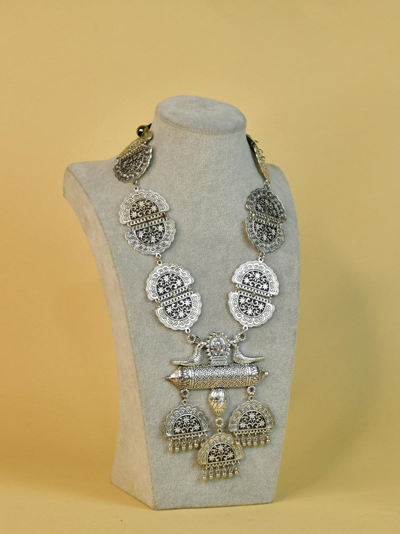 Sowpeace German Silver Ganesha Necklace – Handcrafted Ancient Indian Art – view 3
