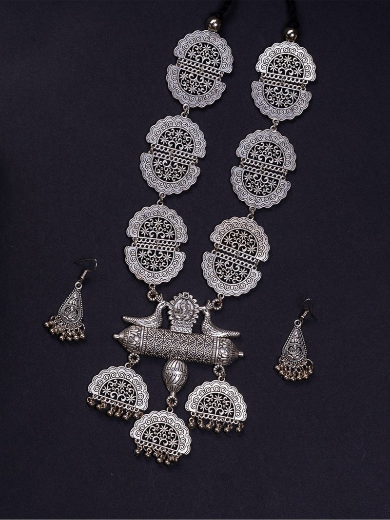 Sowpeace German Silver Ganesha Necklace – Handcrafted Ancient Indian Art – view 4