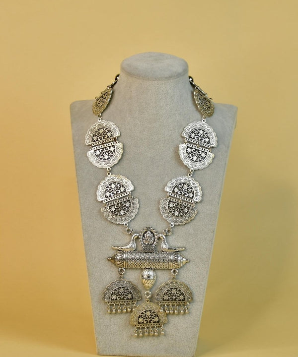 Sowpeace German Silver Ganesha Necklace – Handcrafted Ancient Indian Art — image 5