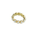 Sowpeace Gold Bead Ring Stainless Steel | Stylish One‑Size Adjustable Jewelry for Women & Men - Sowpeace - 