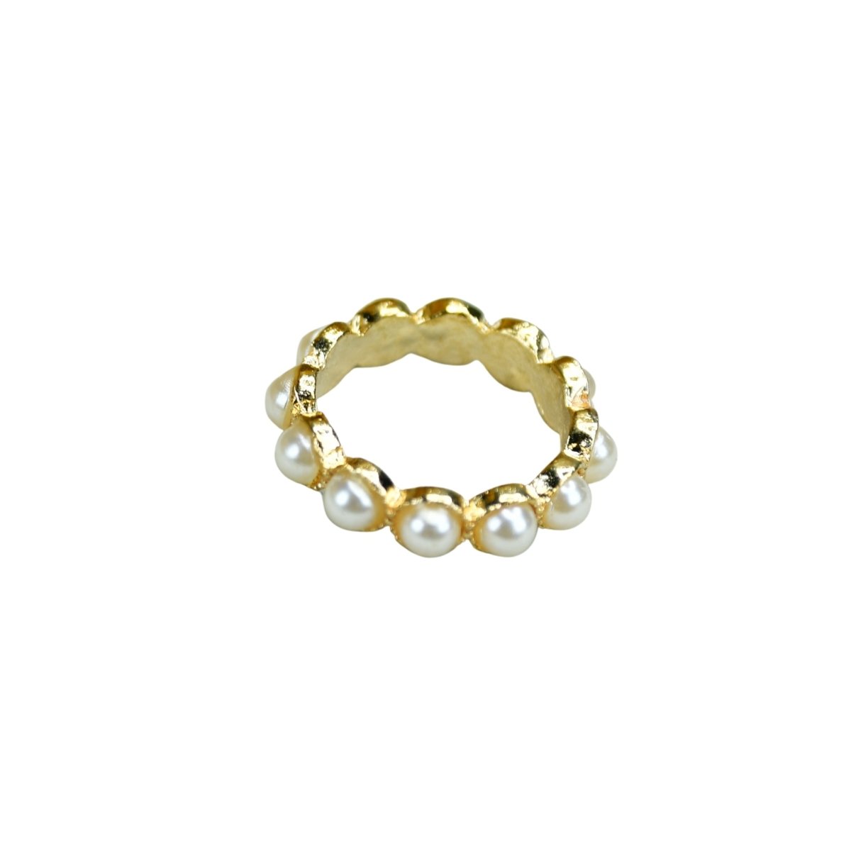 Sowpeace Gold Bead Ring Stainless Steel | Stylish One‑Size Adjustable Jewelry for Women & Men - Sowpeace - 