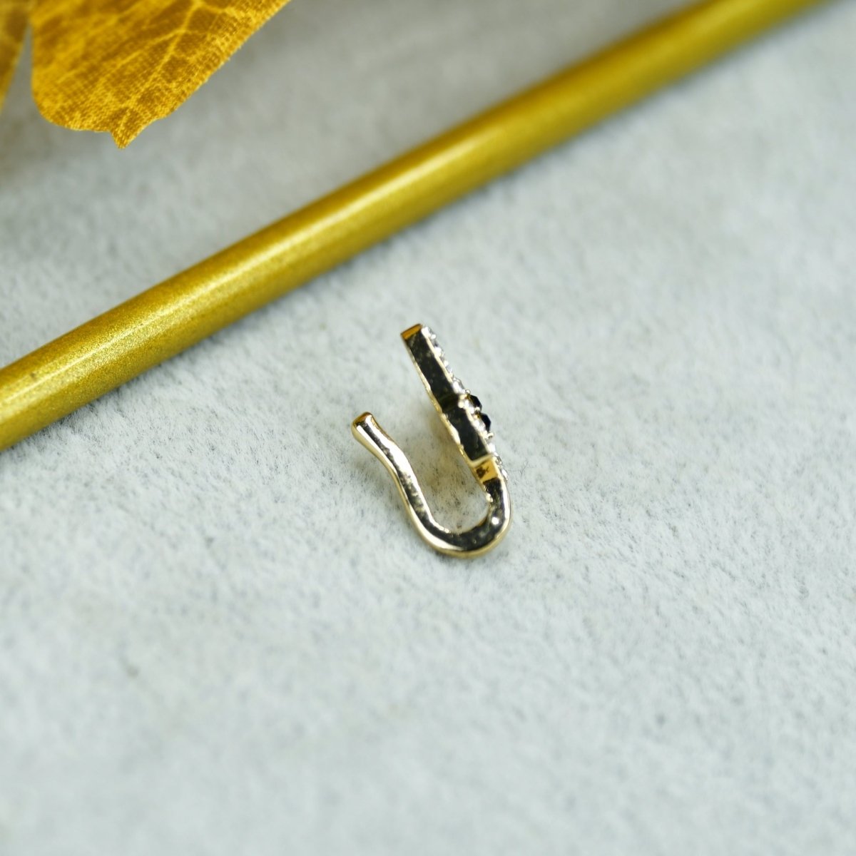 Sowpeace Gold Butterfly Nosepin Stainless Steel | Elegant One‑Size Jewelry for Women - Sowpeace - 