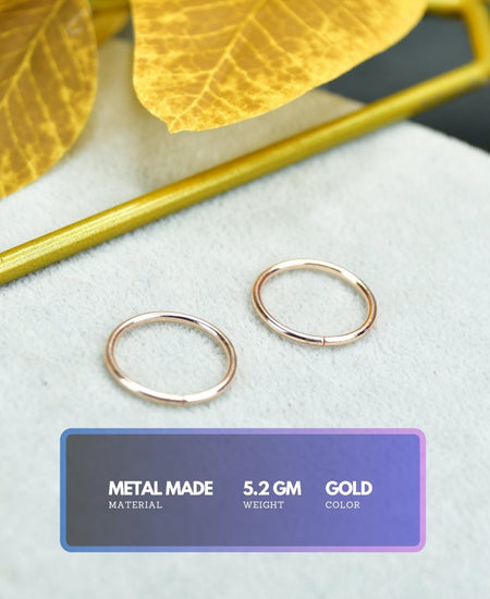 Sowpeace Gold Circle Ring Set Stainless Steel | Stylish One‑Size Adjustable Jewelry for Women & Men