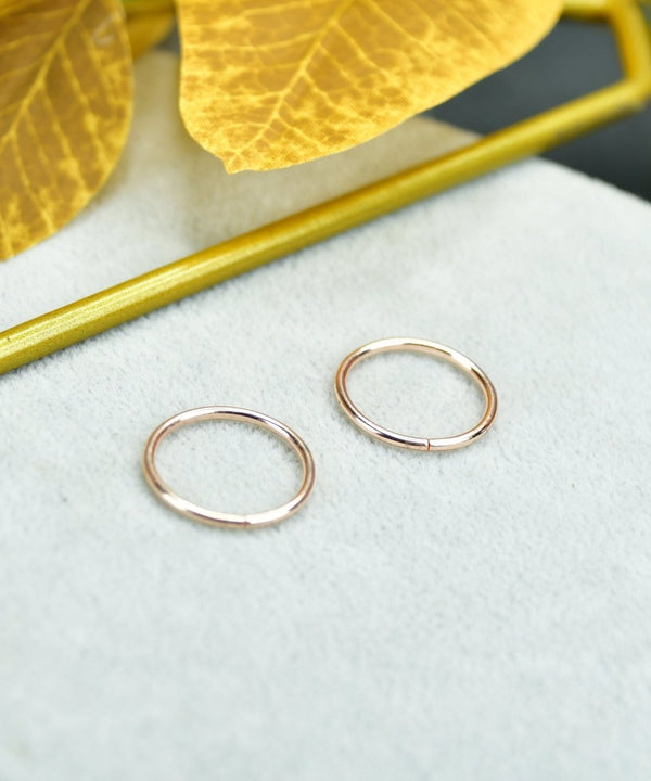 Sowpeace Gold Circle Ring Set Stainless Steel | Stylish One‑Size Adjustable Jewelry for Women & Men — main view