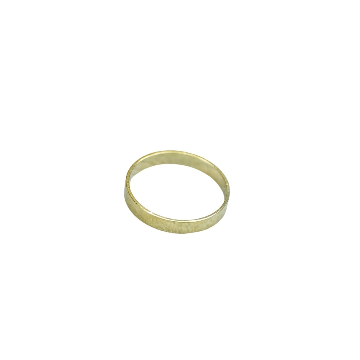 Sowpeace Gold Flat Round Ring Stainless Steel | Stylish One‑Size Adjustable Jewelry for Women & Men