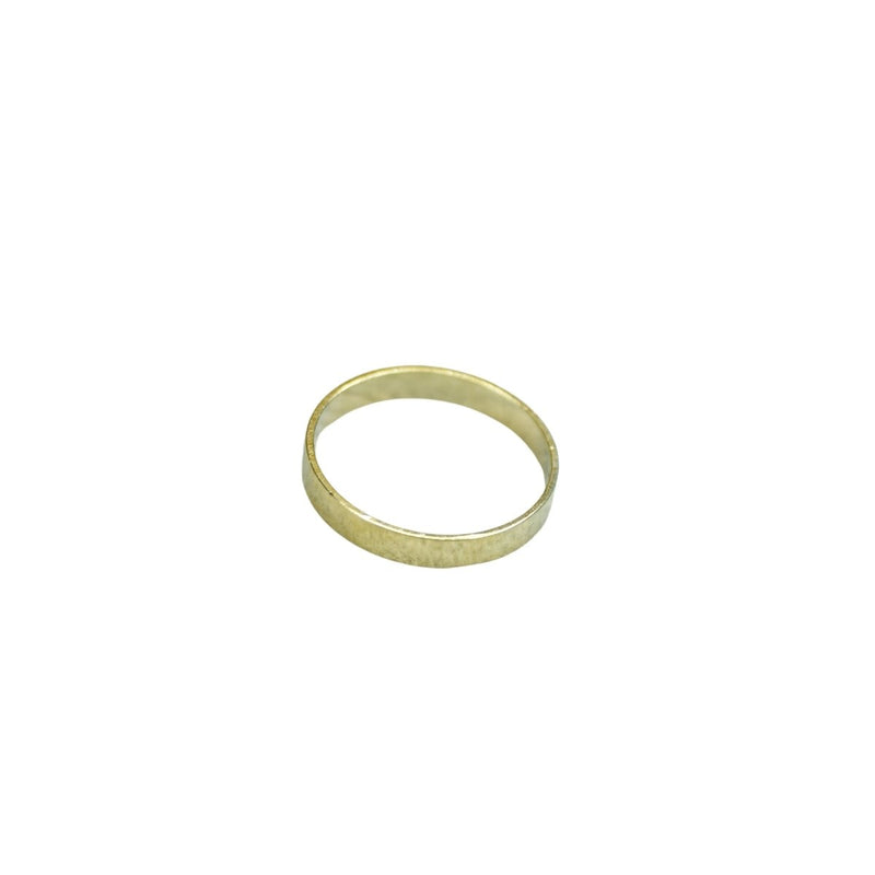 Sowpeace Gold Flat Round Ring Stainless Steel | Stylish One‑Size Adjustable Jewelry for Women & Men – view 4