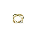 Sowpeace Gold Orbit Line Ring Stainless Steel | Elegant One‑Size Adjustable Jewelry for Women & Men - Sowpeace - 