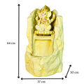 Sowpeace Golden Ganesha Water Fountain – Elegant Ganesha Sitting Waterfall for Luxurious Home Decor & Gifts - Tabletop - Sowpeace - 