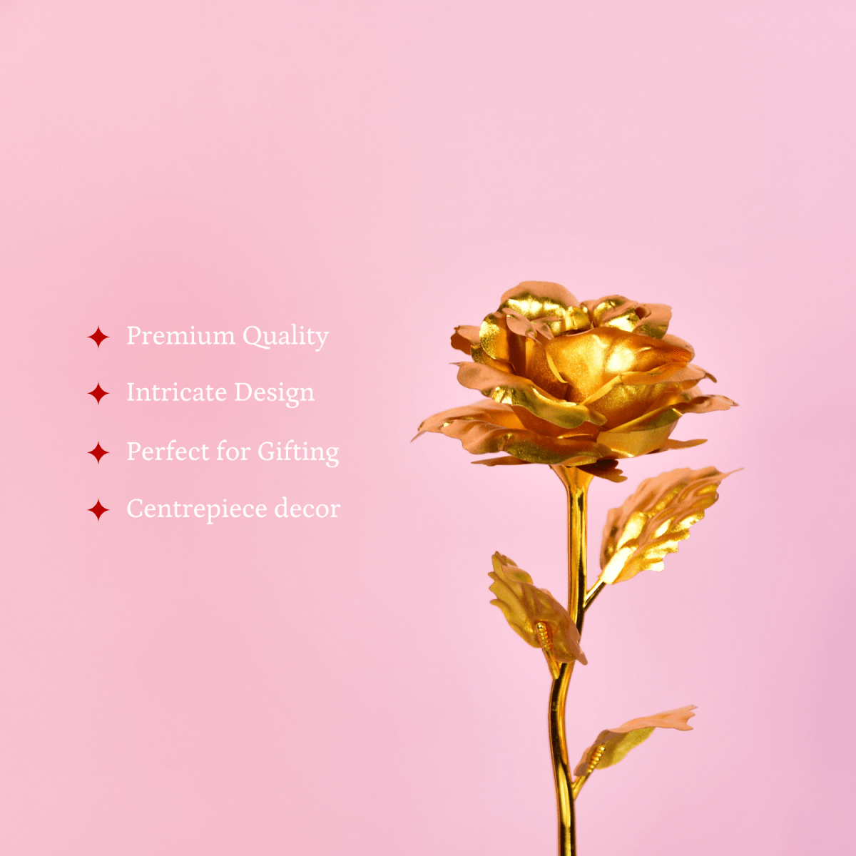 Sowpeace Golden Love Decorative Piece | Elegant Gold Home Décor & Romantic Gift Item. - Sowpeace - 