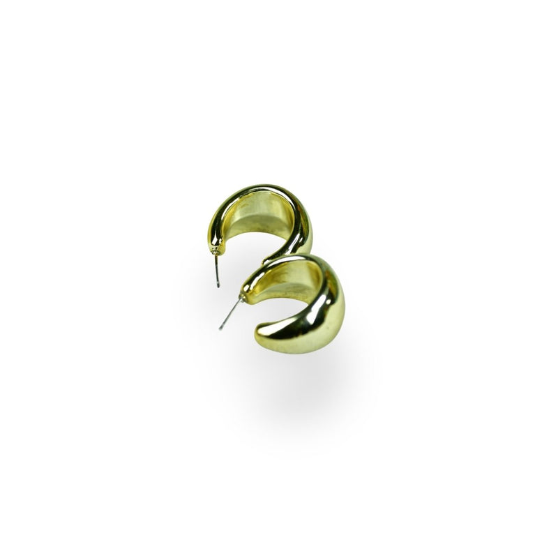 Sowpeace Golden Teardrop Crescent Flat Round CCB Earrings | Stylish One‑Size Lightweight Jewelry for Women & Daily Wear – view 5