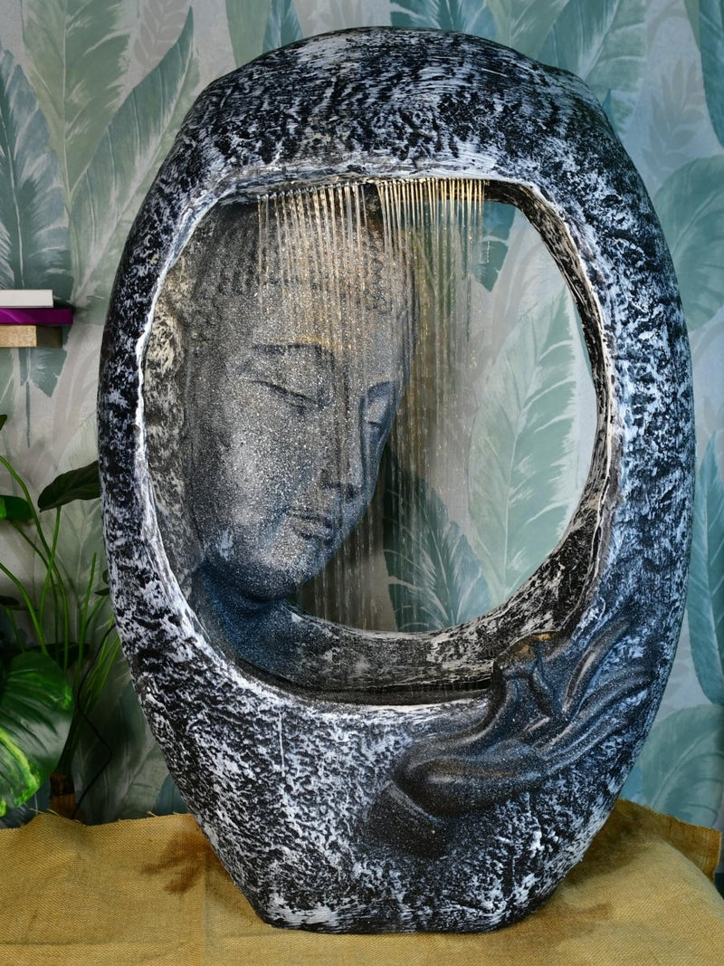 Sowpeace Half-Face Cave Structure Water Fountain – Unique Waterfall Feature for Trendy Home Decor & Gifts – view 2