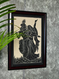 Sowpeace Hand - Carved Ceramic Radha Krishna Wall Décor - Sowpeace - Wall decor - 