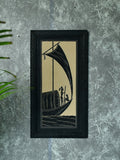 Sowpeace Hand carved ceramic sail boat wall art --Sowpeace-Sowpeace Hand carved ceramic sail boat wall art-Cerr-CSB-WDN-Sowpeace