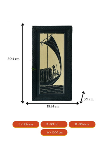 Vastu Principles for Sowpeace Hand carved ceramic sail boat wall art