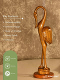 Sowpeace Hand - Carved Flamingo: Tropical Elegance on Your Tabletop - Sowpeace - Sowpeace Hand - Carved Flamingo: Tropical Elegance on Your Tabletop - Wood - WDFL - WDN - TT - Sowpeace