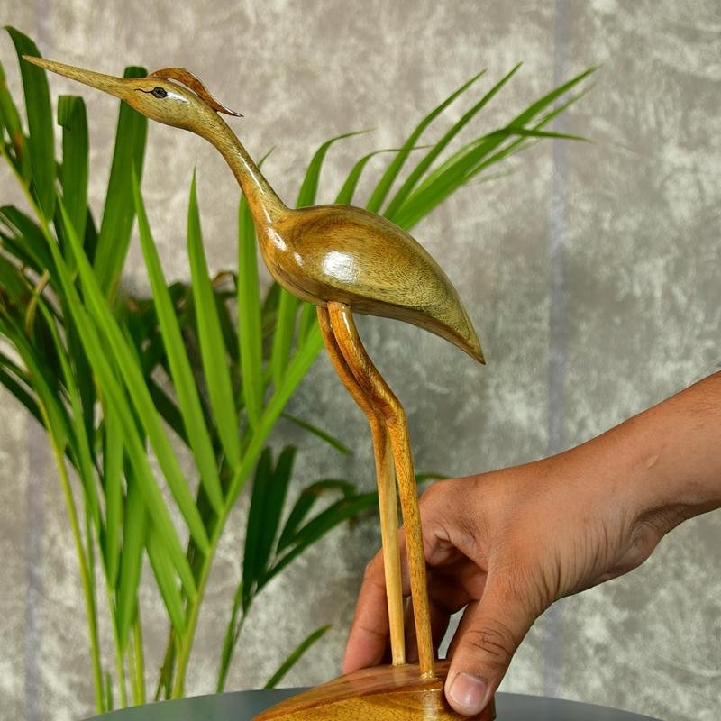 Sowpeace Hand - Carved Flamingo: Tropical Elegance on Your Tabletop - Tabletop - Sowpeace - Animal - New Arrivals