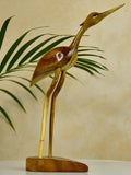 Sowpeace Hand - Carved Flamingo: Tropical Elegance on Your Tabletop - Wooden - Sowpeace - Sowpeace Hand - Carved Flamingo: Tropical Elegance on Your Tabletop - Wood - WAFL - WDN - TT - Sowpeace