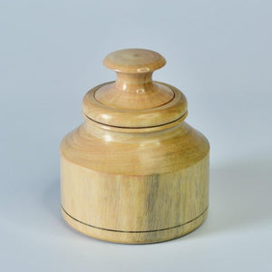 Sowpeace Hand - Carved Lidded Jar: Rustic Charm & Organized Elegance - Wooden utensil - Sowpeace - Sowpeace Hand - Carved Lidded Jar: Rustic Charm & Organized Elegance - Wood - WSJR - WDU - TT - Sowpeace