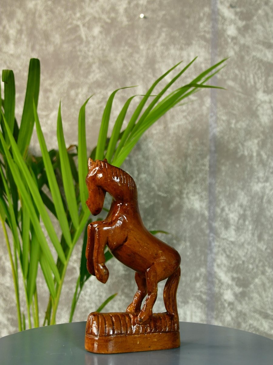 Sowpeace Hand - carved Wooden Horse: Gallop into Decor - Sowpeace - Sowpeace Hand - carved Wooden Horse: Gallop into Decor - Wood - WRCH - WDN - TT - Sowpeace