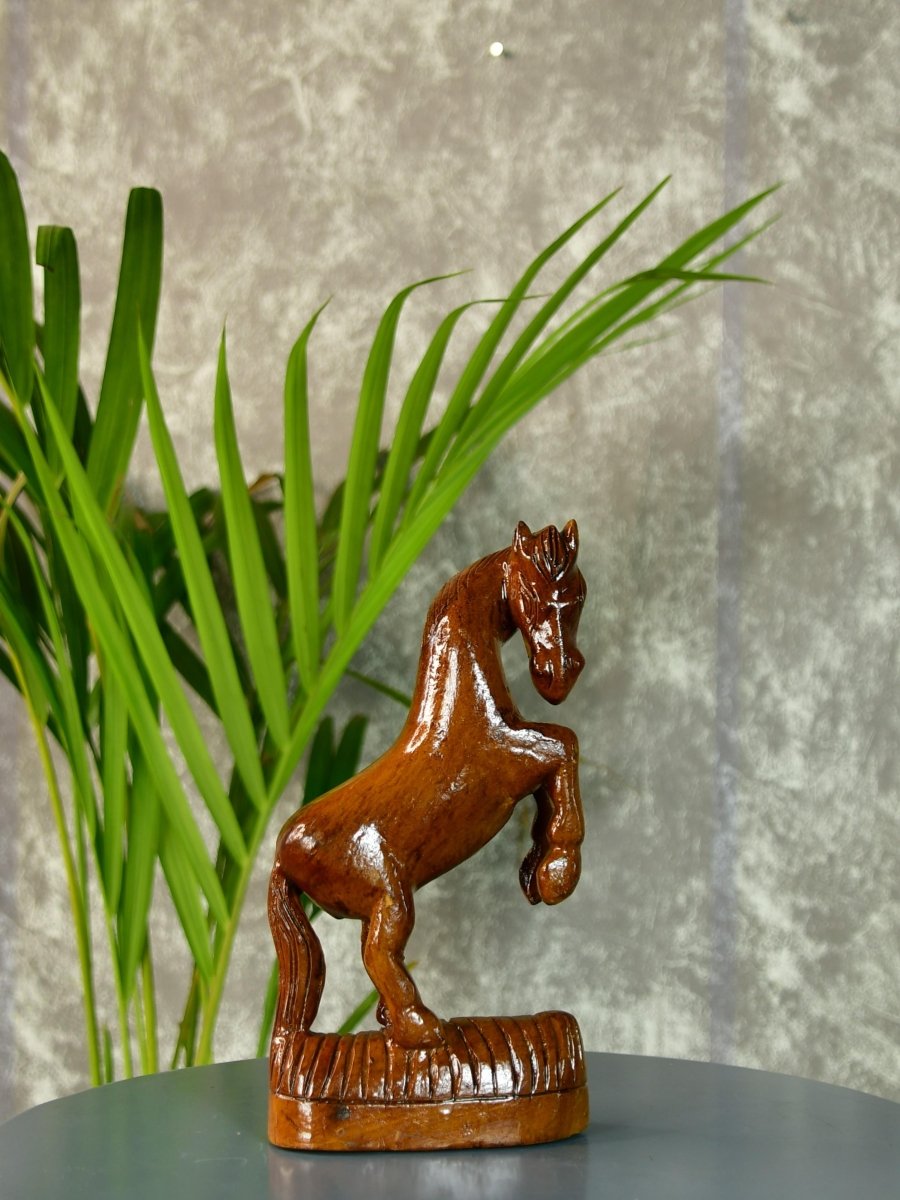 Sowpeace Hand - carved Wooden Horse: Gallop into Decor - Sowpeace - Sowpeace Hand - carved Wooden Horse: Gallop into Decor - Wood - WRCH - WDN - TT - Sowpeace