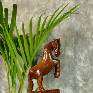 Sowpeace Hand - carved Wooden Horse: Gallop into Decor - Sowpeace - Sowpeace Hand - carved Wooden Horse: Gallop into Decor - Wood - WRCH - WDN - TT - Sowpeace