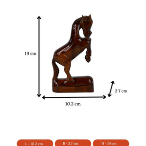 Sowpeace Hand - carved Wooden Horse: Gallop into Decor - Sowpeace - Sowpeace Hand - carved Wooden Horse: Gallop into Decor - Wood - WRCH - WDN - TT - Sowpeace