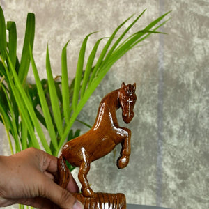 Sowpeace Hand - carved Wooden Horse: Gallop into Decor - Sowpeace - Sowpeace Hand - carved Wooden Horse: Gallop into Decor - Wood - WRCH - WDN - TT - Sowpeace