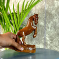 Sowpeace Hand - carved Wooden Horse: Gallop into Decor - Tabletop - Sowpeace - Animal - New Arrivals